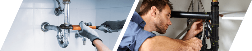 Plumber Tightening Pipes