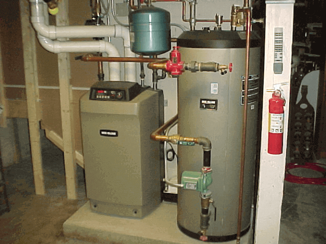 Boiler installed by Robert Bair HVAC technicians