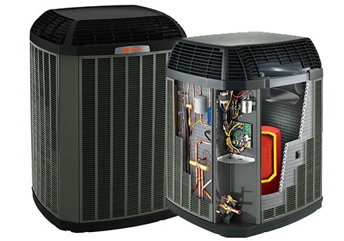 Visual graphic showcasing the working mechanics of a heat pump