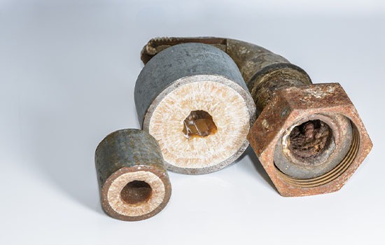 Water Additive Build Up in Pipe