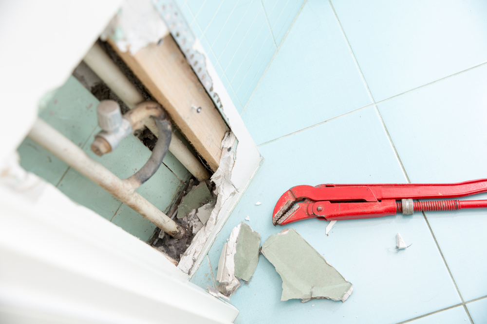 hidden plumbing leak